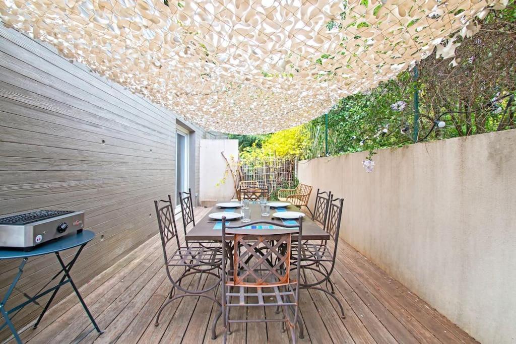 Апартаменти Le P'Tit Rimbaud, 6 Pers, Parking Prive, Jardin,Wifi Монпельє Екстер'єр фото